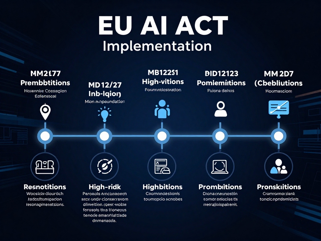 EU AI Act Timeline 2024-2027 für österreichische Firmen